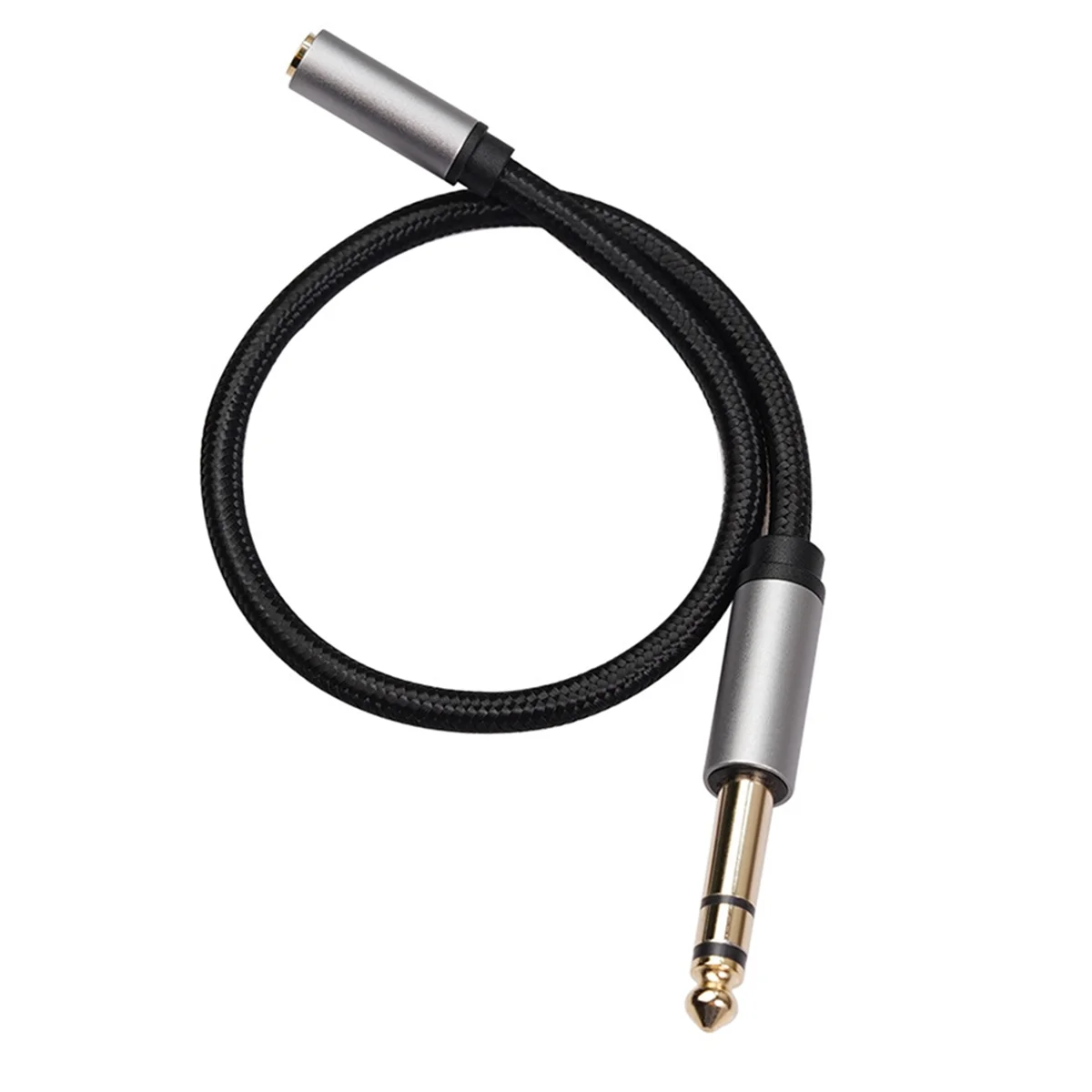 

Audio Adapter 6.35mm 1/4 Male to 3.5mm 1/8 Female Stereo Jack for Amplifiers, Guitar, Keyboard Piano, Home Theater 150CM