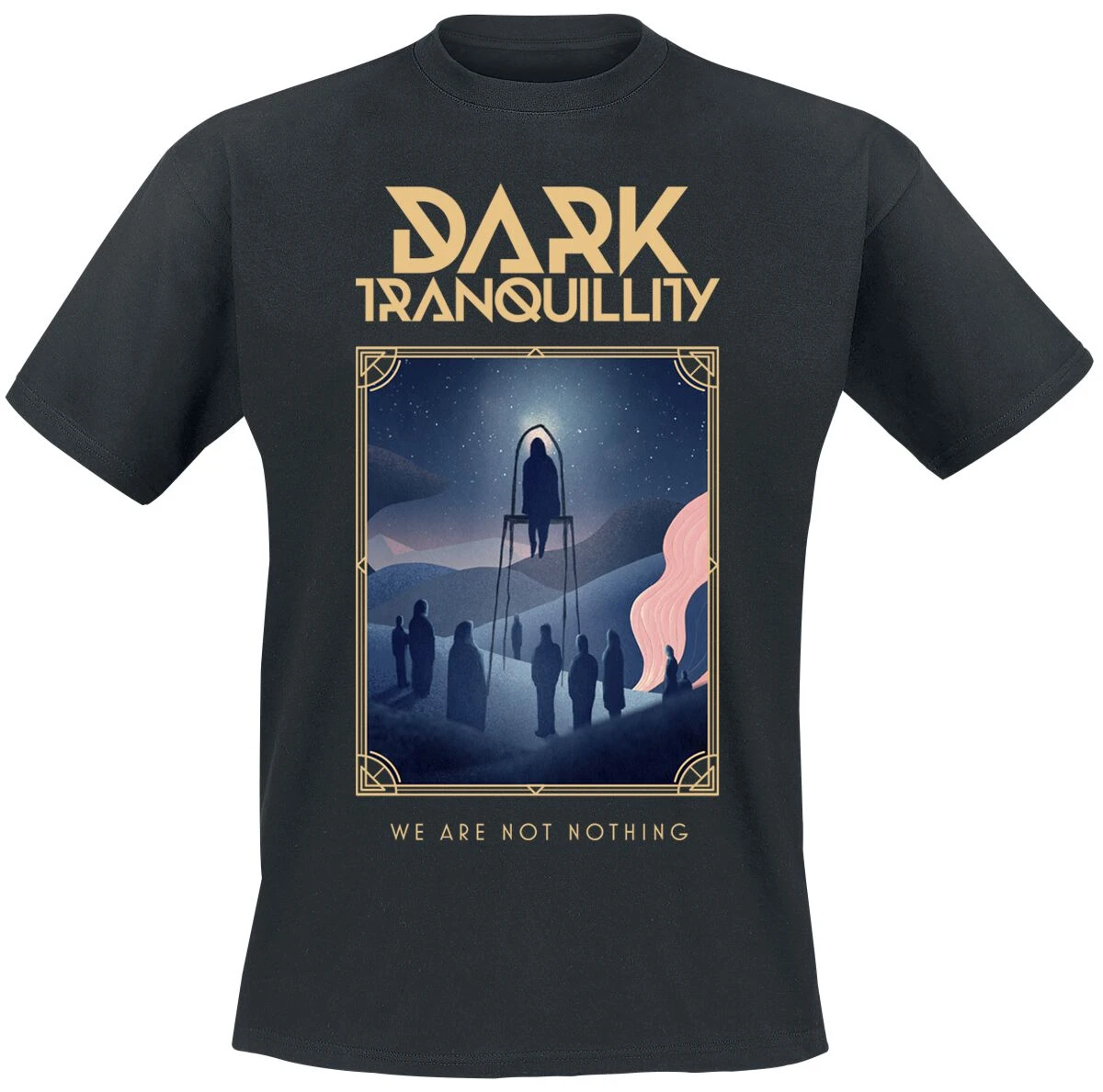Pop Dark Tranquillity Graphic Cotton Band T-shirt Unisex Summer Short Sleeve Fashion Brand Tee Luxury Casual Vintage Tees