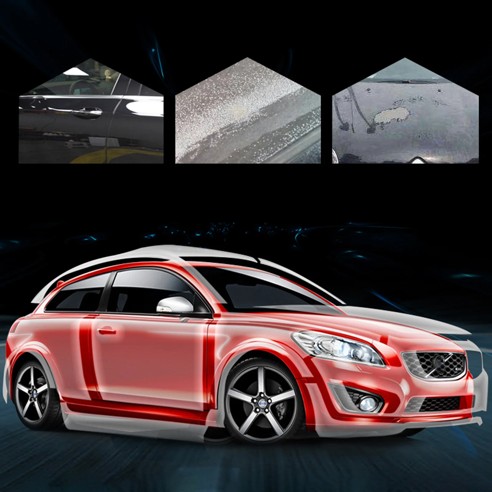 Autolack Schützen Film Klar Auto Anti Scratch Aufkleber Wasserdichte Fahrzeug Oberfläche Beschichtung Schutz Stoßstange Wrap