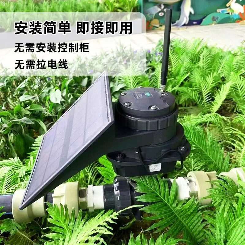 Solar irrigation controller Mobile phone control Timed watering Garden agriculture, intelligent drip irrigation system