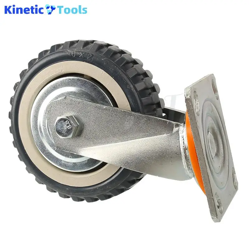 

6-Inch Gray Universal Casters - High-Temp & Explosion-Proof Wheels for Heavy EquipmentEquipped with 360-Degree Steering Function