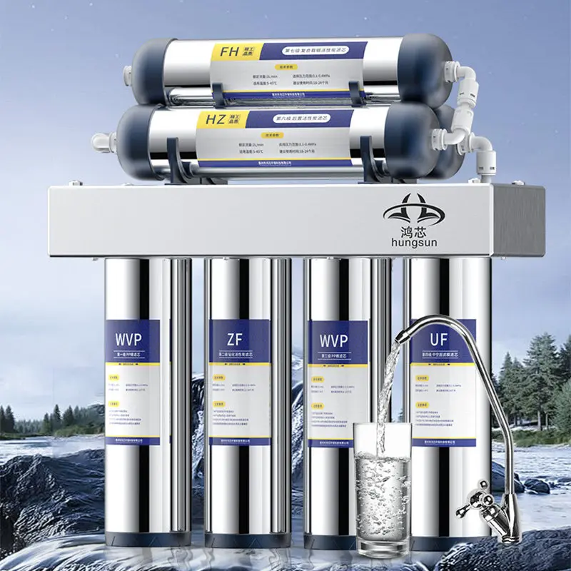 

Шестиступенчатый фильтр для воды с высоким содержанием стронция, очиститель для питьевой воды из-под крана, ультрафильтрационный стальной фильтр для кухни.