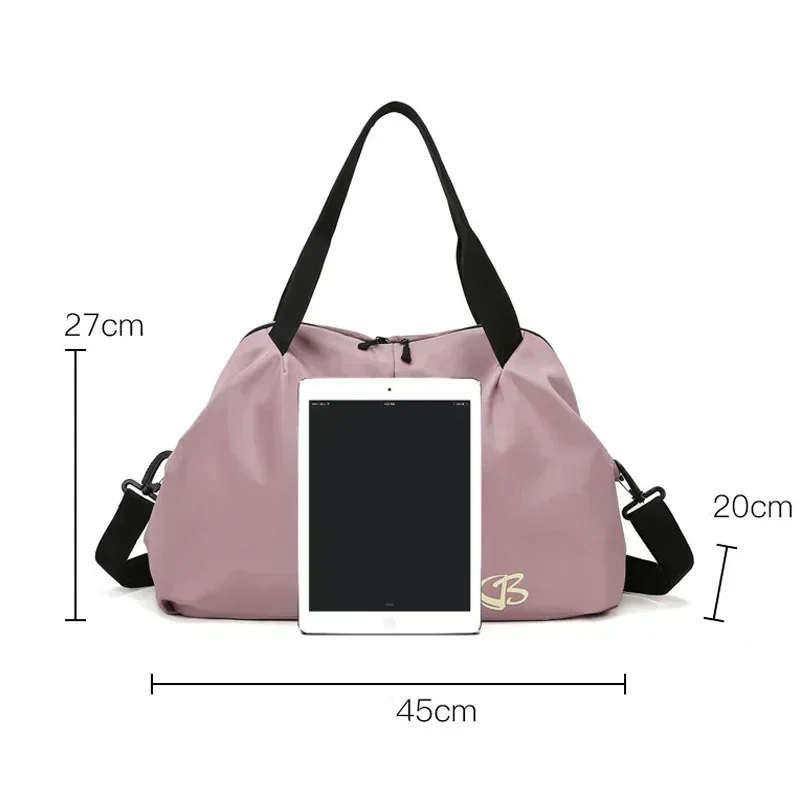 Large Capacity Gym Bags Waterproof  Women Swimming Outdoor Sports Yoga Bag Multifunction Hand Travel Duffle Weekend Shoulder Bag