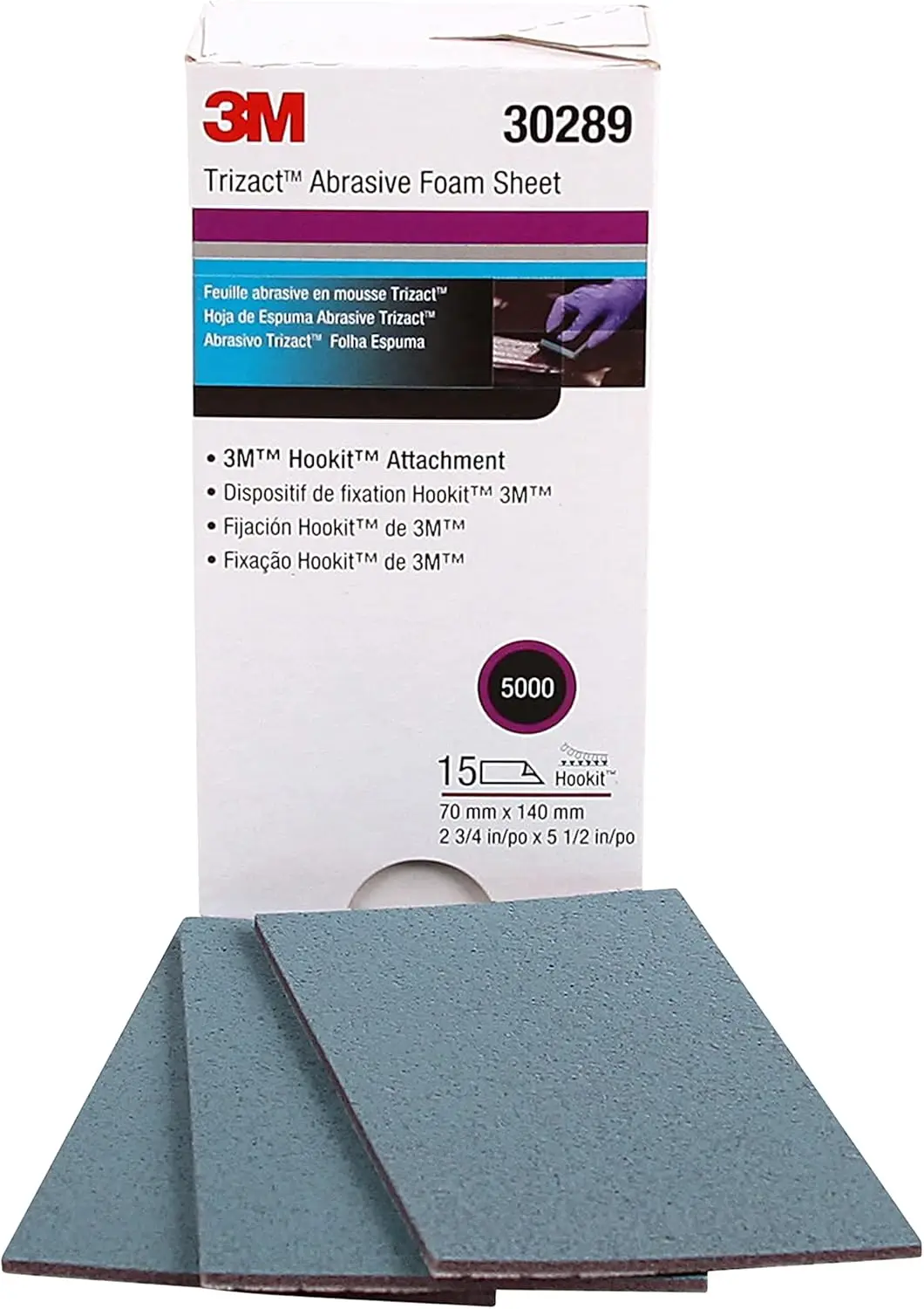 

Профессиональные абразивные листы из поролона, 70 мм x 140 мм, 15 листов в упаковке, мелкозернистые для гладкой финишной обработки