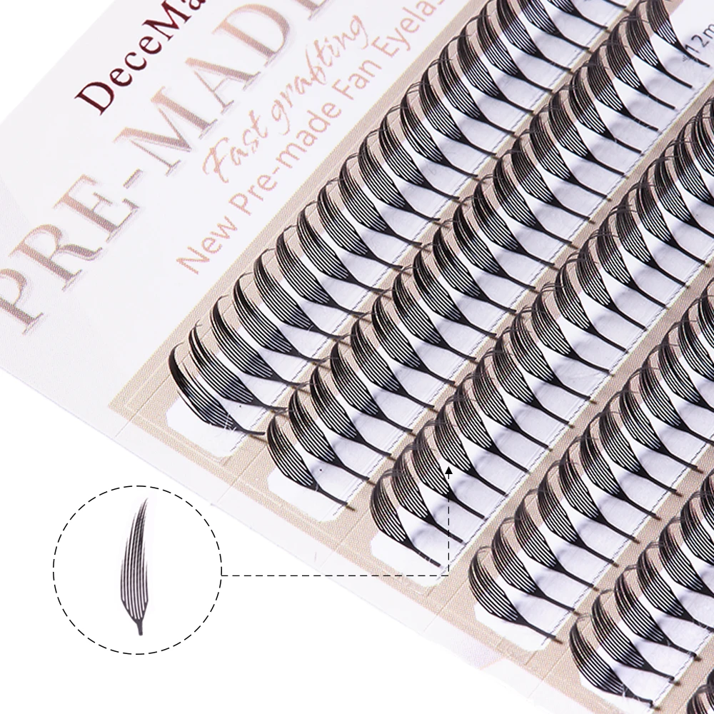 DeceMars A-Serie vorgefertigte Fächer-Wimpernverlängerung