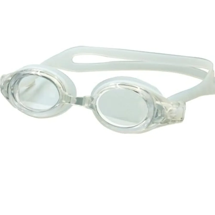 

Positive Optical Swim Goggles for Competitive Training, Polycarbonate Lens with Anti-Fog Coating and UV Protection, Matte Black