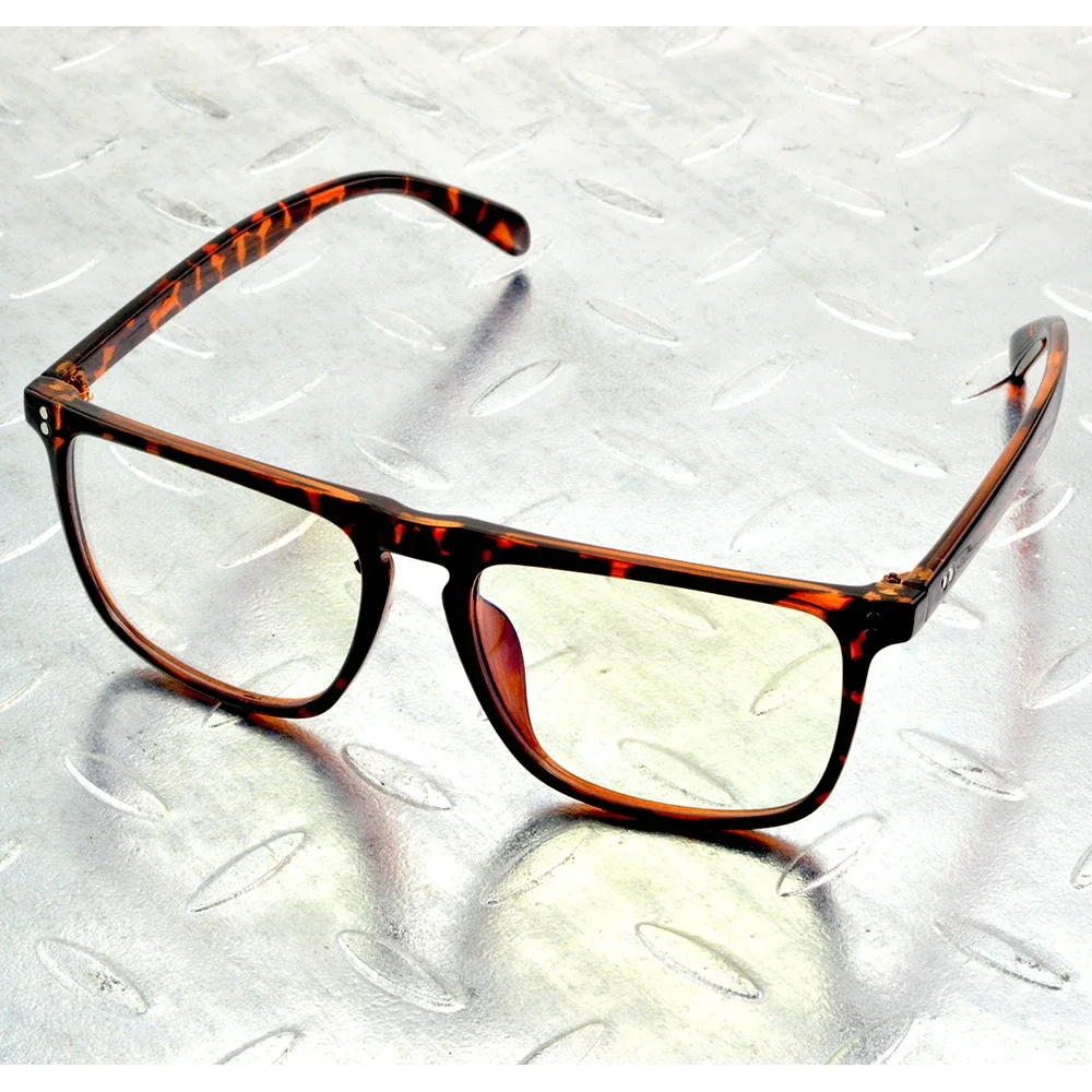 

Handcrafted Leopard Rectangle Comfortable Integrated Nose Pads Full-rim Optical Glasses Frame Eyeglasses Eyeframe Eyewear