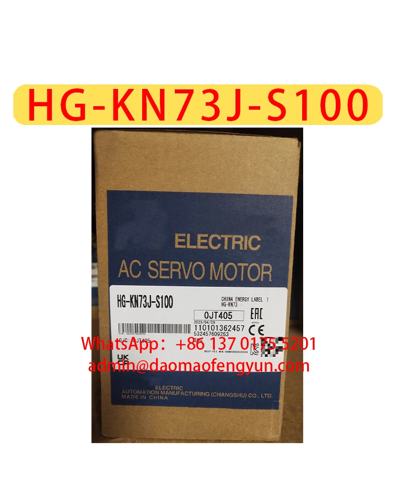 

HG-KN73J-S100 Совершенно новый серводвигатель, оригинальный, быстрая доставка