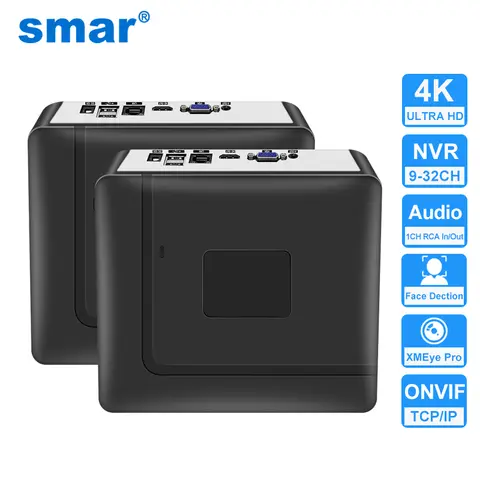 4K CCTV NVR with Face Detection 9-16CH smar