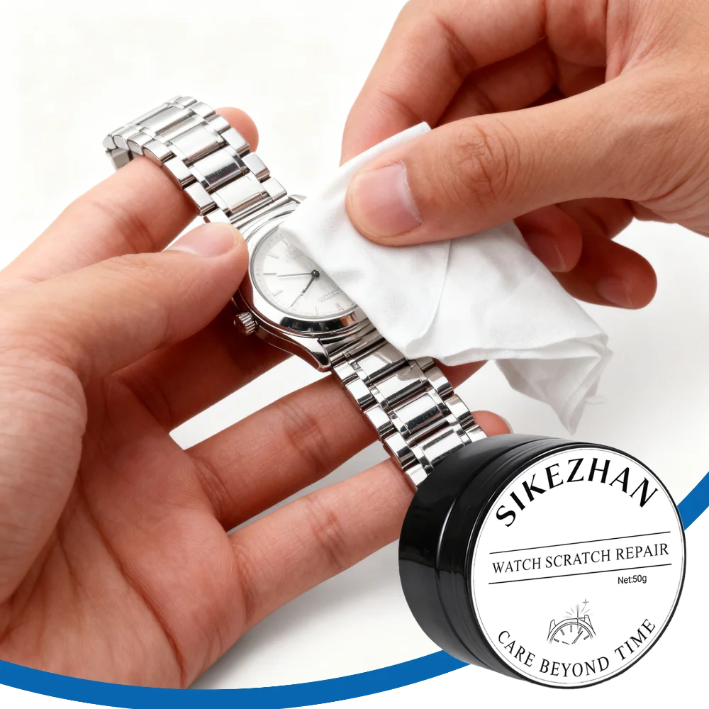 Watch Scratch Repair Kit – Professional Remover for Stainless Steel, Titanium & Gold, with Polish Cloth & Compound