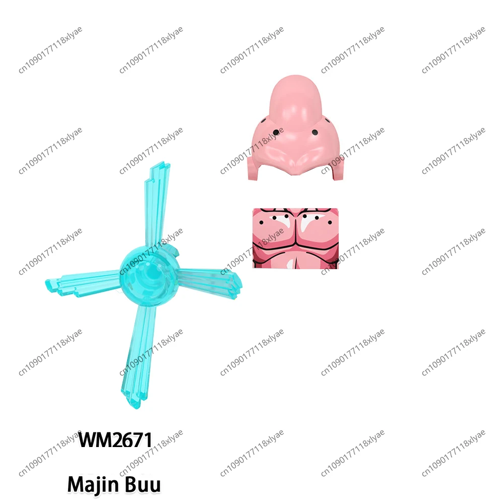 The Action Figures Weapons Pants Hair Parts Model Blocks MOC Bricks Set Gifts Toys For Children WM6177 - view 4