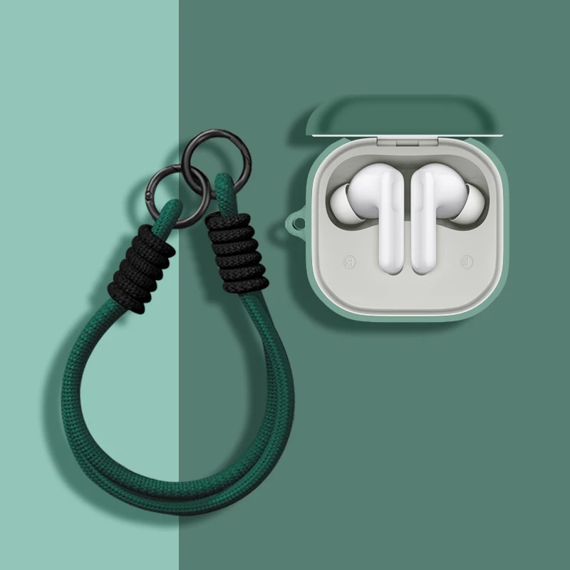 موضة حبل حقيبة سماعة الاذن غطاء ل Anker Soundcore R50i NC / P30i / R50i سيليكون سماعات لاسلكية واقية قذيفة مع هوك