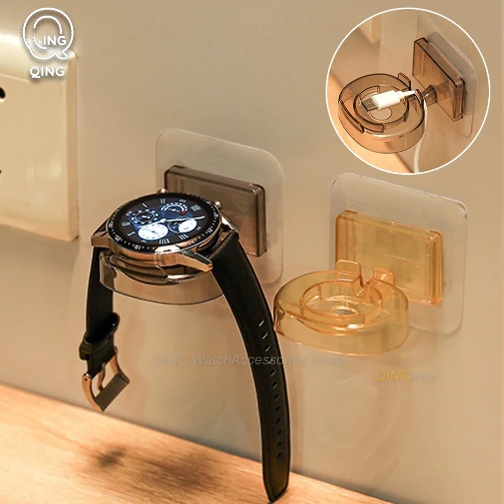 Multi-Functional Wall-Mounted Watch Charging Stand Watch Accessory Watch Placement and Storage Rack Holder for Home Organization