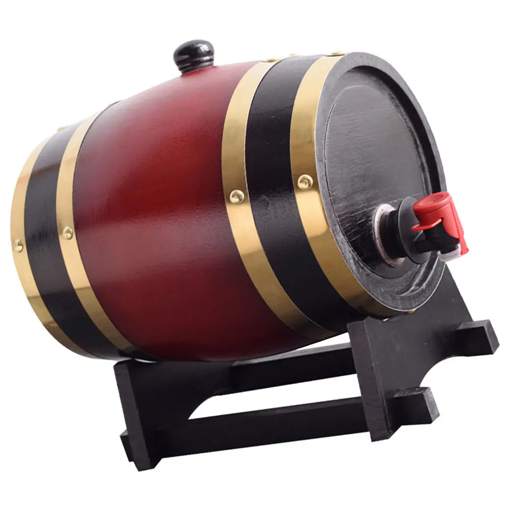 

Деревянная пивная бочка, винтажная бочка для красного вина, горизонтальный бар, диспенсер для обеденного декора, практичное деревянное ведро, контейнер для вина для бара