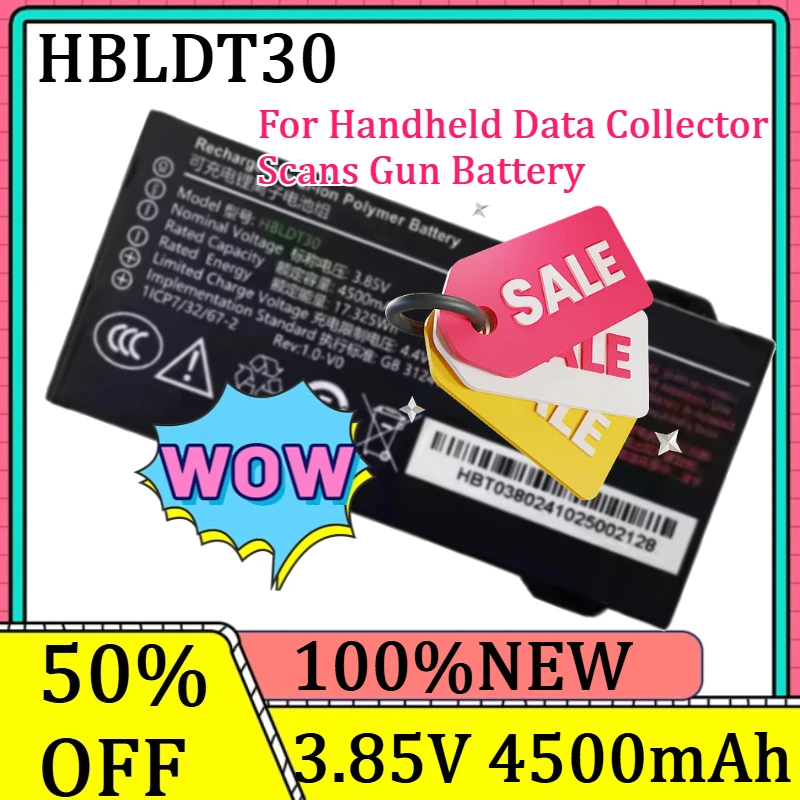 

For Handheld Data Collector Scans Gun Battery New HBLDT30 3.85V 4500mAh High Quality Battery