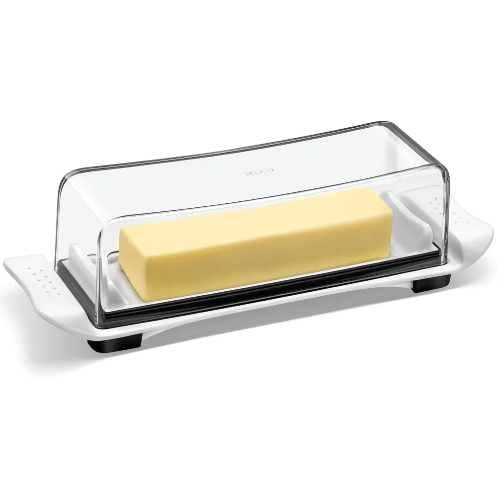 

Butter Dish, Airtight Butter Dish with Lid for Countertop and Refrigerator, Dishwasher Safe Butter Holder Container