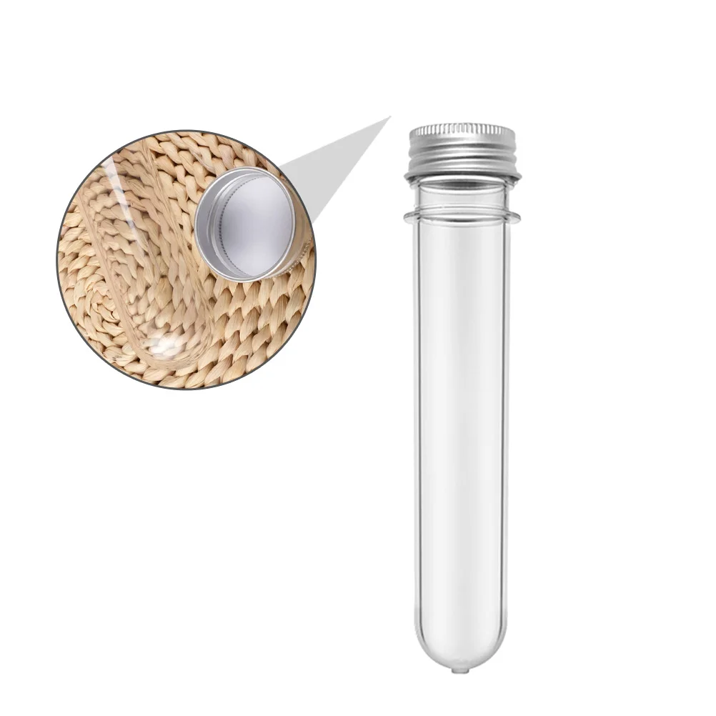 

18 Pcs Test Tube Bottle Cylindrical Tubes Disposable Storage Container Plastic Bottles
