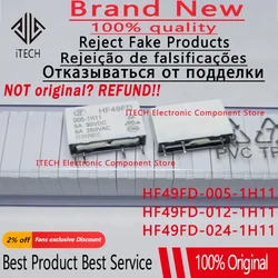 10pcs/lot HF49FD/024-1H11 HF49FD/012-1H11 HF49FD/005-1H11 DIP-4 New Original Power Relay HF49FD-012-1H11 HF49FD-005-1H11