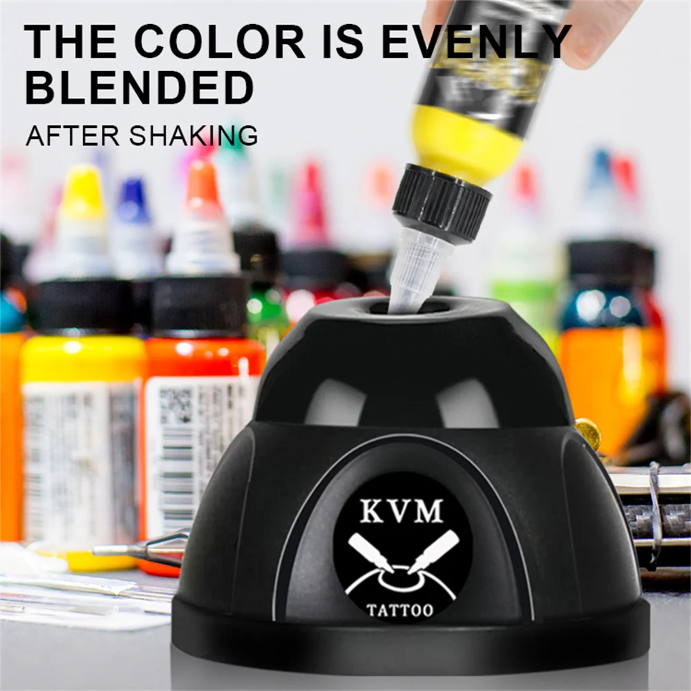 KVM Mini Vortex Mixer Shaker Tattoo Ink Mixer Shaker Ink Shaker Vortex Shaker for Nail Polish Tattoo Ink Stirrer Tattoo Supplies