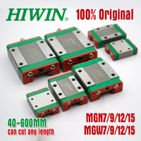 Original Hiwin mini Linear guide block carriage  MGN7C MGN9C MGN12C MGN15C MGN7H MGN9H MGN12H300\\350\\400 MGN15H 3D Printer part