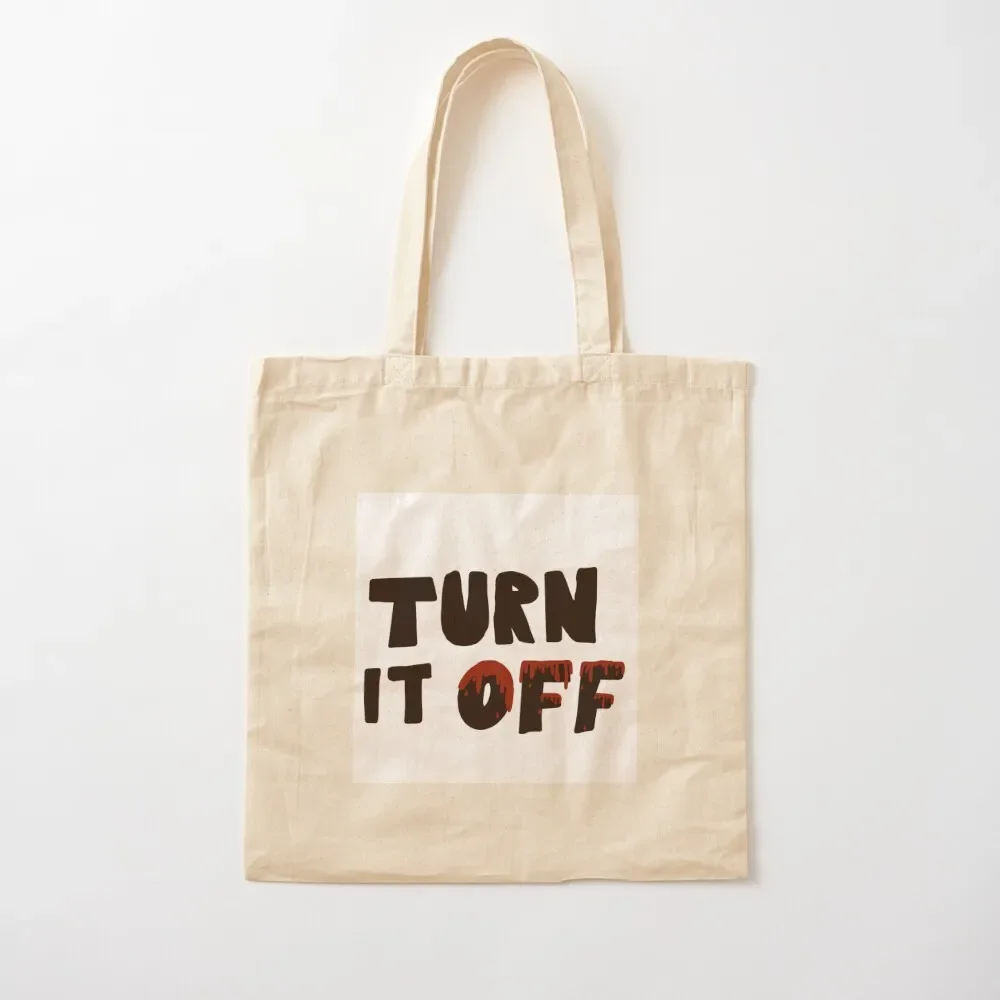 

TURN IT OFF TVD Tote Bag tote bag woman shopper bags for women