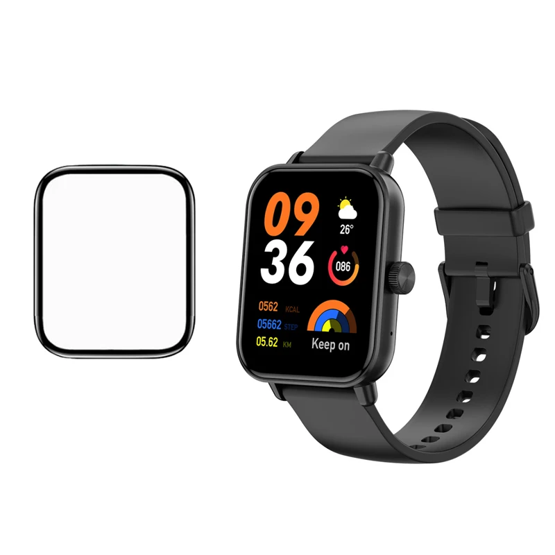 3D Curved Soft Edge Clear Protective Film Smartwatch Full Cover For Colmi P81 Smart Watch Display Screen Protector Accessories