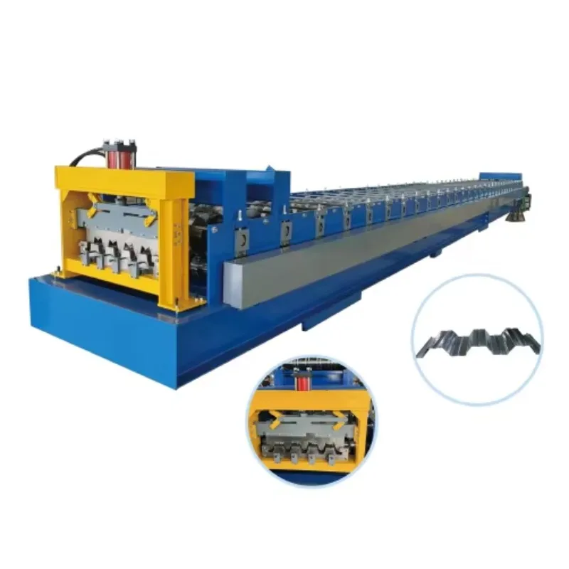 Cheap Price Galvanized Construction Equipment Floor Deck Panel Cold Roll Form Tile Making Sheet Metal Steel Machine for Sale