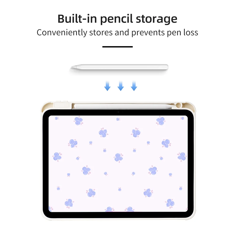For Funda iPad A16 For iPad 10th Generation Case Pro Air 13 12.9 11 M5 M3 M2 M4 7/8/9th 10.9 10.2 9.7 Mini 7 6 Cover Pencil Case