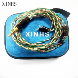 XINHS D16 4-Strand Pure Copper Single Crystal Copper Silver Plating Hybrid Advanced Upgrade Line