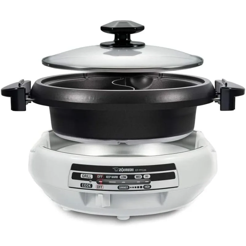 Zojirushi Gourmet dExpert مقلاة كهربائية لوعاء يين يانغ الساخن