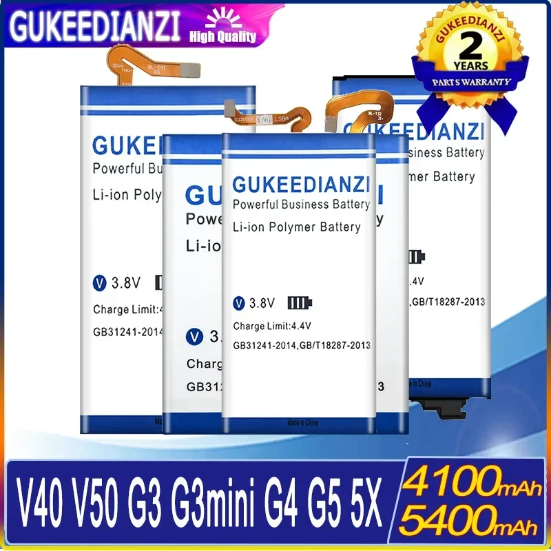 

Аккумулятор для LG V40 V50 ThinQ 5G/Q8 2018/G5 H820 H830/G4 H815 H810/G3 Beat mini G3c B2Mini/для Google для Nexus 5 5X G