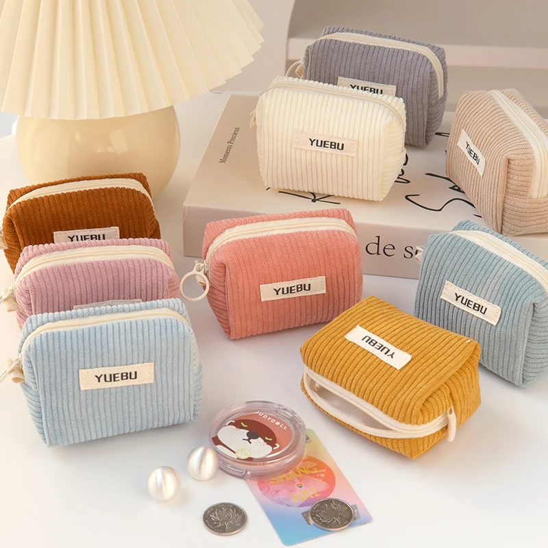 Fashionable Portable Coin Purse, Zipper Style Makeup Tool Storage Bag, Women'S Carry On Bag For Storing Change, Beauty Tool Bags