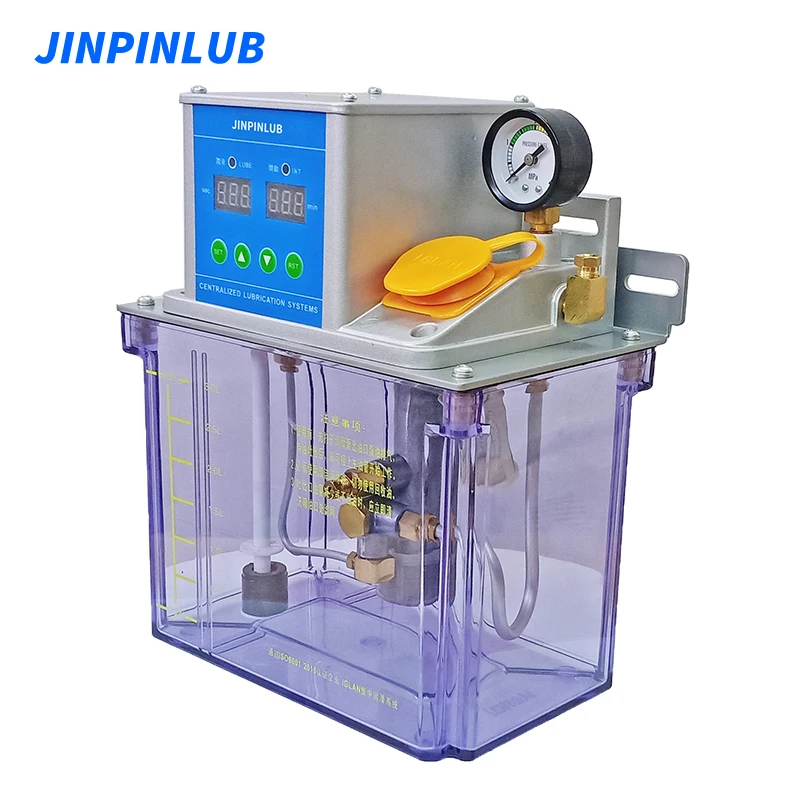 JINPINLUB JDL1 lubricador de bomba de lubricación de aceite fino con temporizador para máquinas herramientas, sistema de ubración, resistencia de 3L