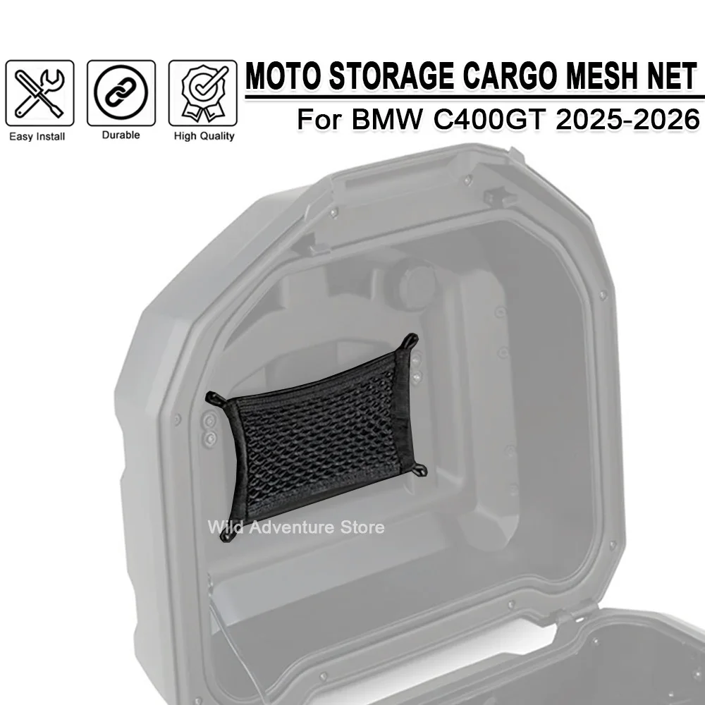 C400GT Motorrad-Aufbewahrungsnetz für BMW C400 GT C 400 GT 2025-26 Gepäckaufbewahrung Gepäcknetze für Topcase