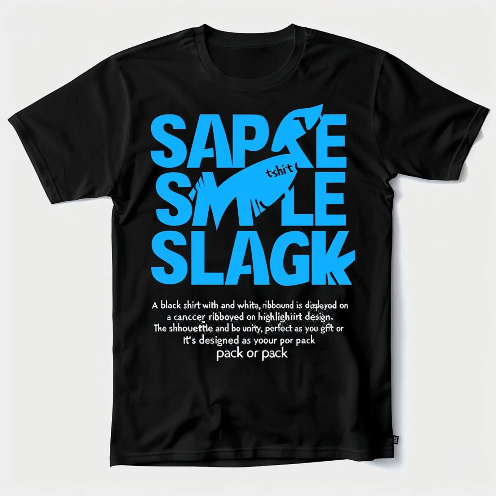 Stand out in style with our 'Sparse Support Squad' black tshirt a powerful