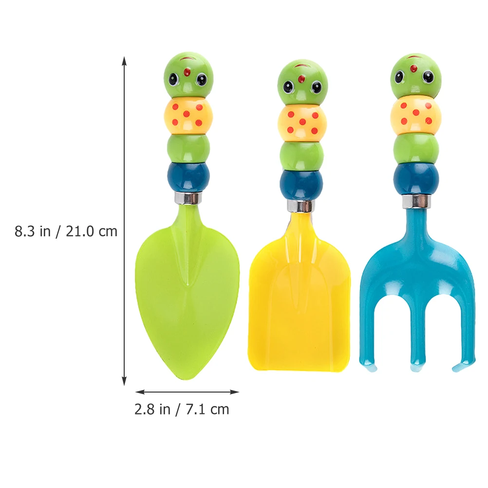 

1 set Kids Garden Tools Set Children Rake Shovel Beach Play Sand Mini Gardening Tool For Outdoor Planting Digging Weeding