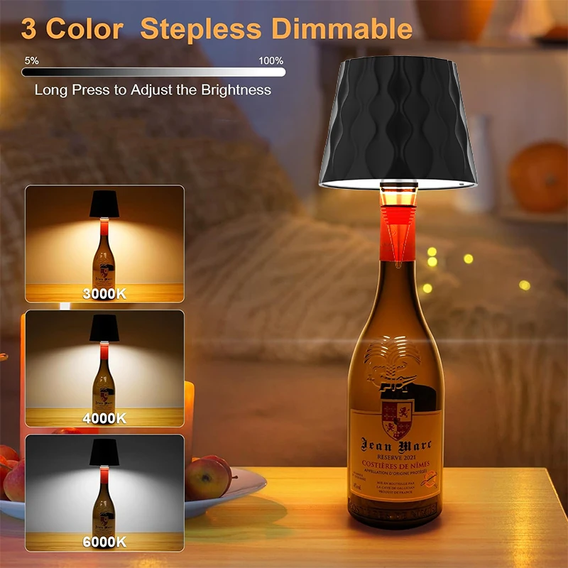 Modern Wireless USB Rechargeable Touch-Controlled Led Table Lamp with USB Rechargeable Battery - Adjustable Ambient Lighting, Three-Color Dimming, Stepless Dimming, Portable, Suitable for Restaurant, Bedroom, Living Room, Indoor Lighting Solutions. Modern Table Lamp, Diamond-Shaped Shade Lamp, Rechargeable Table Lamp, Night Light, Desk Lamp, Wall Lamp, Lighting Fixture