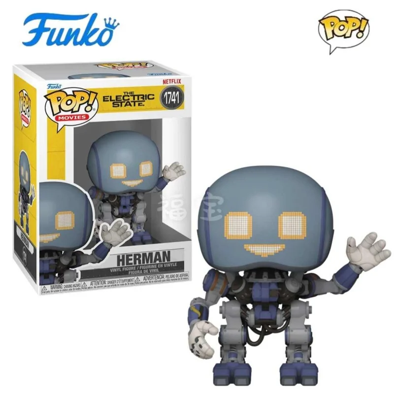 Genuine Funko Pop The Electric State Action Figure Keats Michelle Cosmo Herman Vinyl Sculpture Dolls Limited Collection Gift Toy