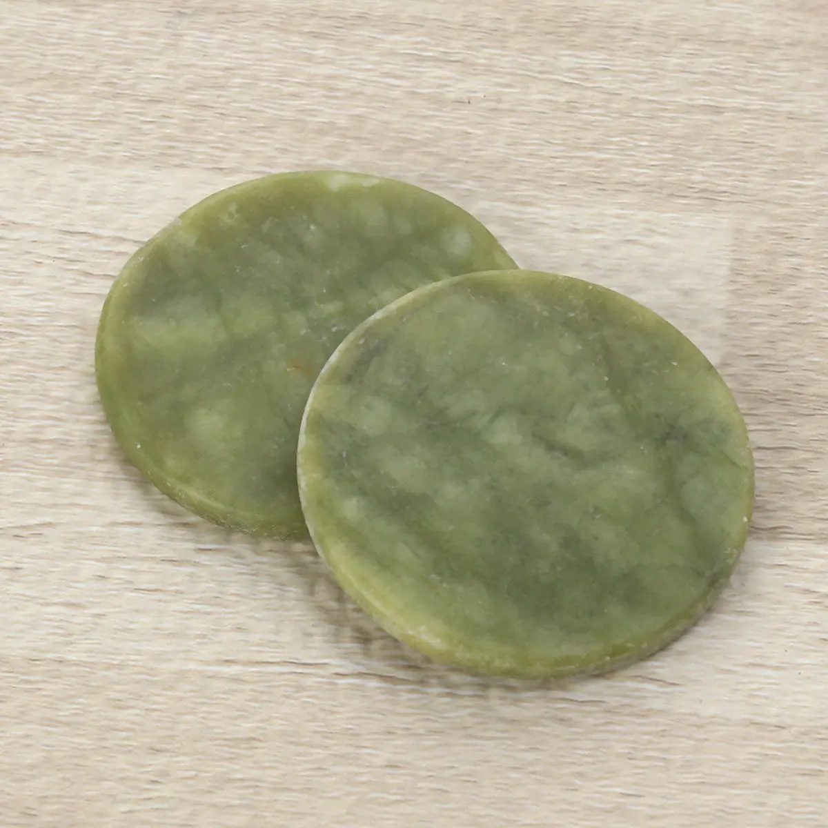 2Pcs Natural Jade Stone extension Glue Holder Pallet Prevents Rapid Drying Extends Glue Life extension Tools