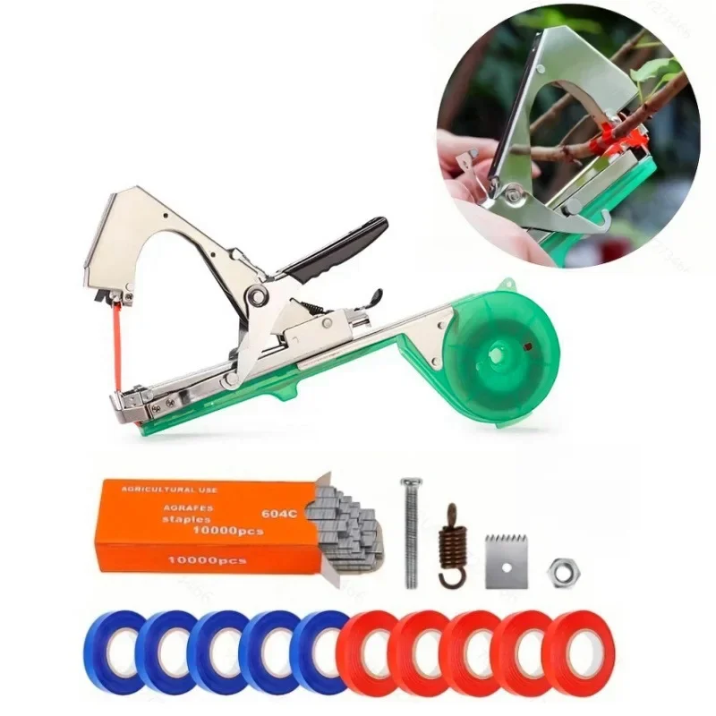 1PC Branch Tying Machine for Grapes, Tomatoes, Cucumbers, and Eggplants, Vine Binder, Grass Cutter, Manual Knotting Machine for Plants