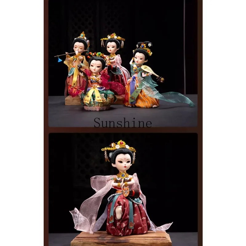 Chinese style four beautiful women doll ornament characteristic crafts