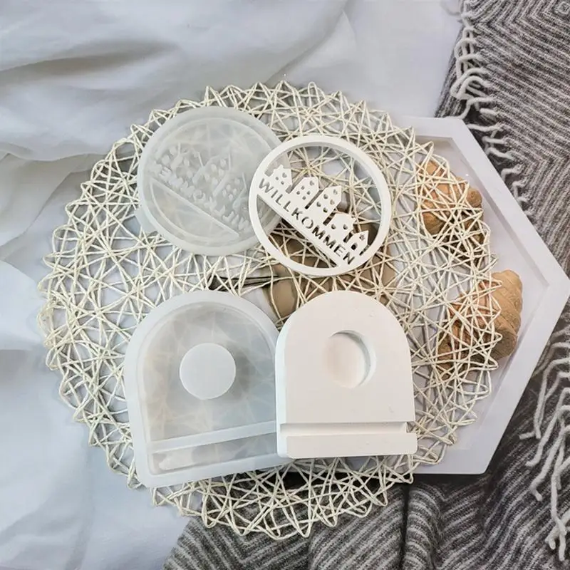 2024 Новый дом, силиконовая форма для свечей, 3D узор, мыло, гипсовая смола, гипс, литейная форма, сделай сам, инструмент для выпечки шоколадного торта