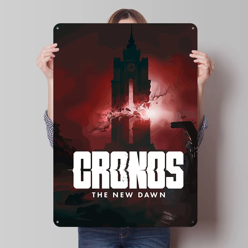 Cronos: The New Dawn Game Tinplate Poster Customized Wall Art Vintage Metal Signs Retro Tin Plaque for Office Decoration Gaming