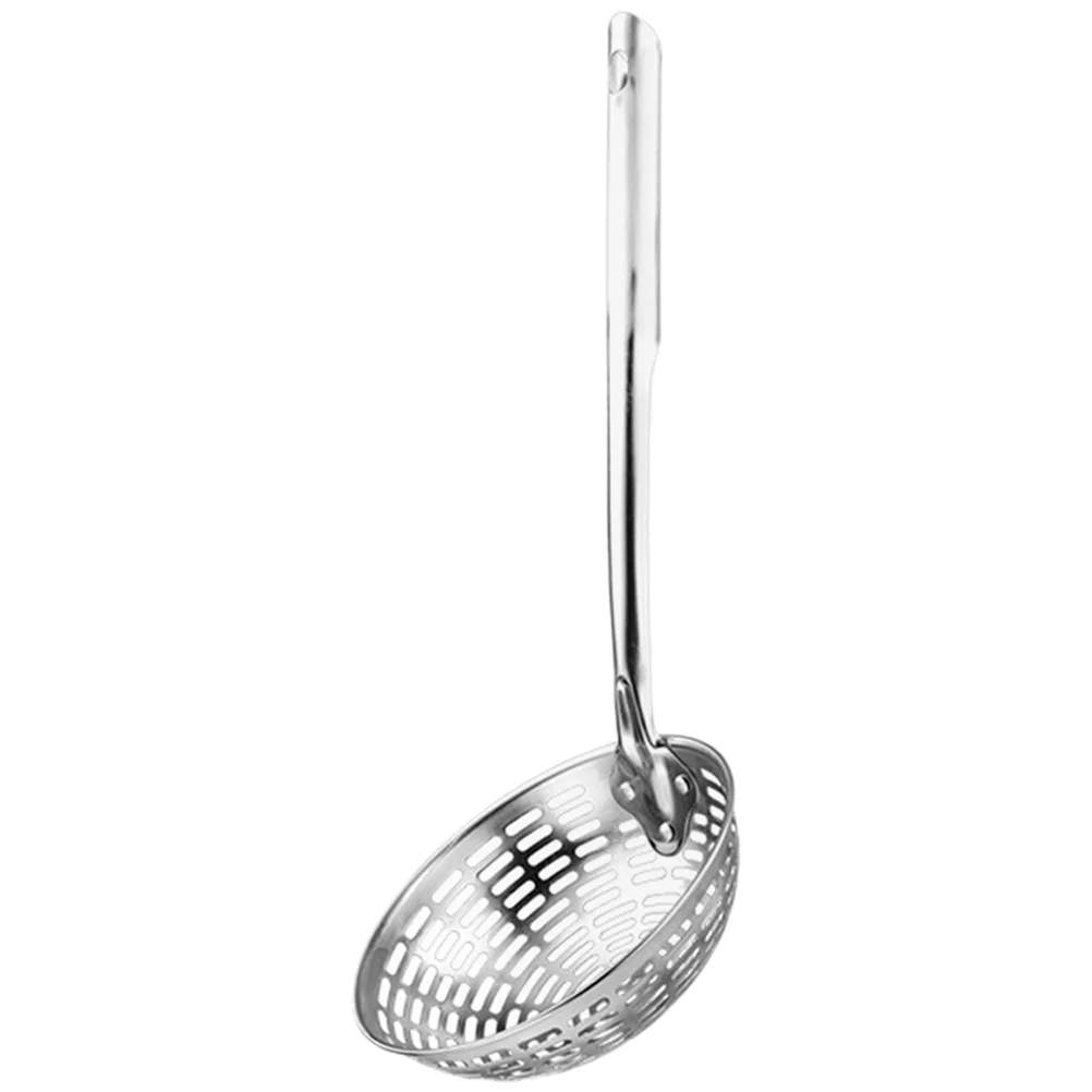 

Colander Ladle Metal Strainer with Handle Slotted Spoons for Cooking Toothpaste Drainer Filter Stainless Steel Skimmer