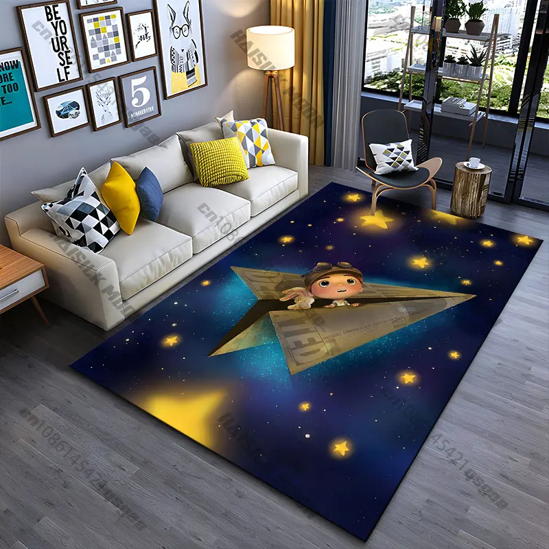 Imagination dreams stars paper airplane carpet Yoga living room room decor children's crawling mat doormat area rug