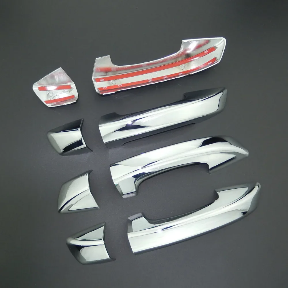 For Skoda Superb B6 2008-2015 Car Styling Chrome Side Door Handle Cover & Door Bowl Cover 2009 2010 2011 2012 2013 2014