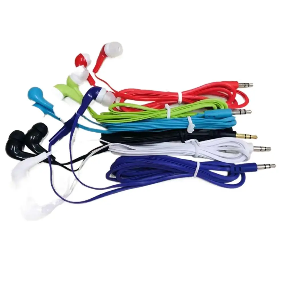 

Cable Headset Stereo In-Ear Earphone Bass Earpiece 3.5mm Earbuds Universal Portable Wired Headphone For Smartphone Laptop