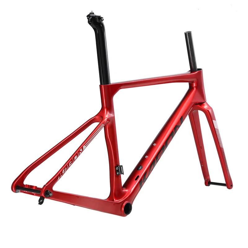 

KABON Fulll Carbon Fiber Road Bike Frame Disc Brake Bicycle Frame Gravel Bike Frameset 700C