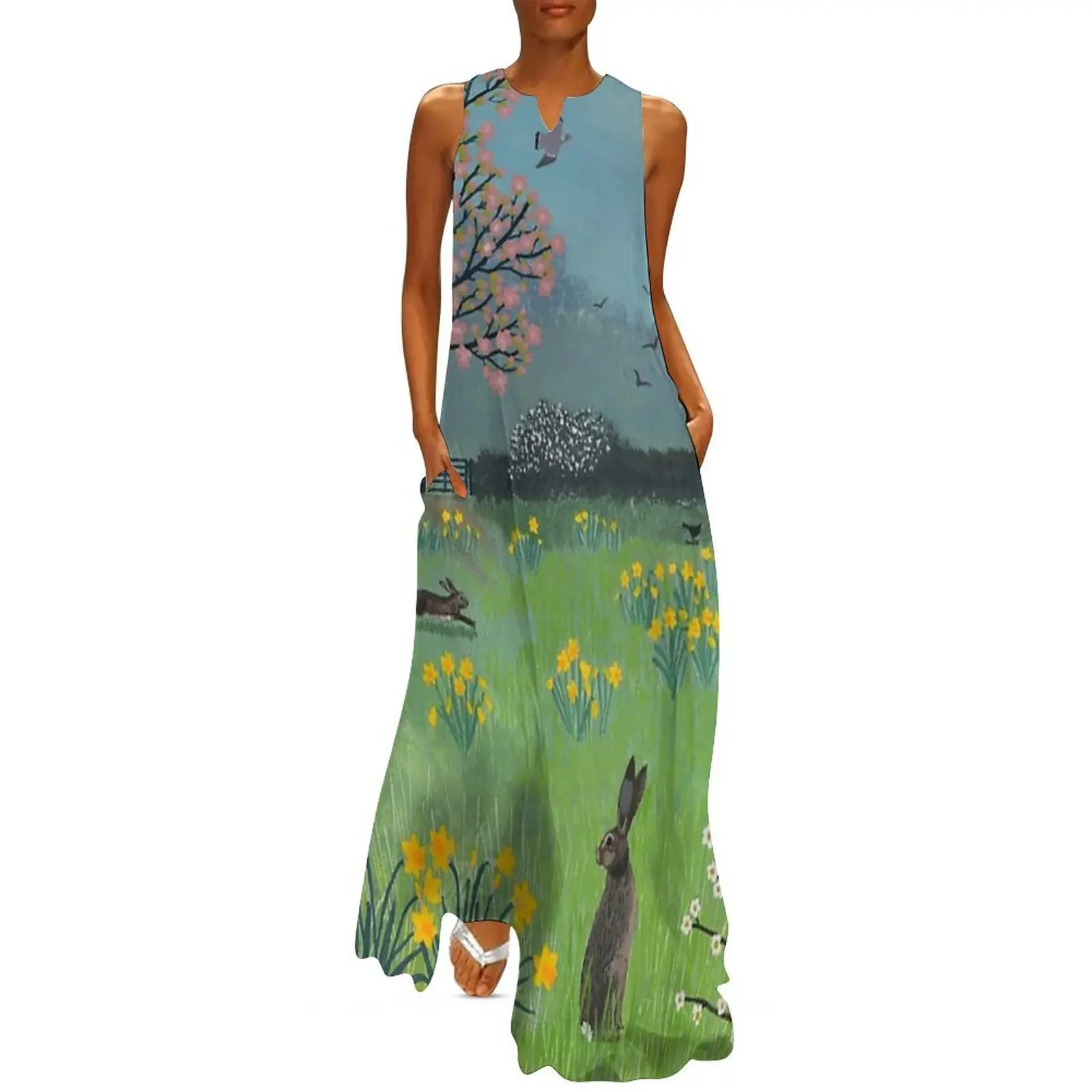 March Hares vestido largo vestidos mujer verano 2025 vestidos de verano para mujer 2025 ropa mujer verano 2025