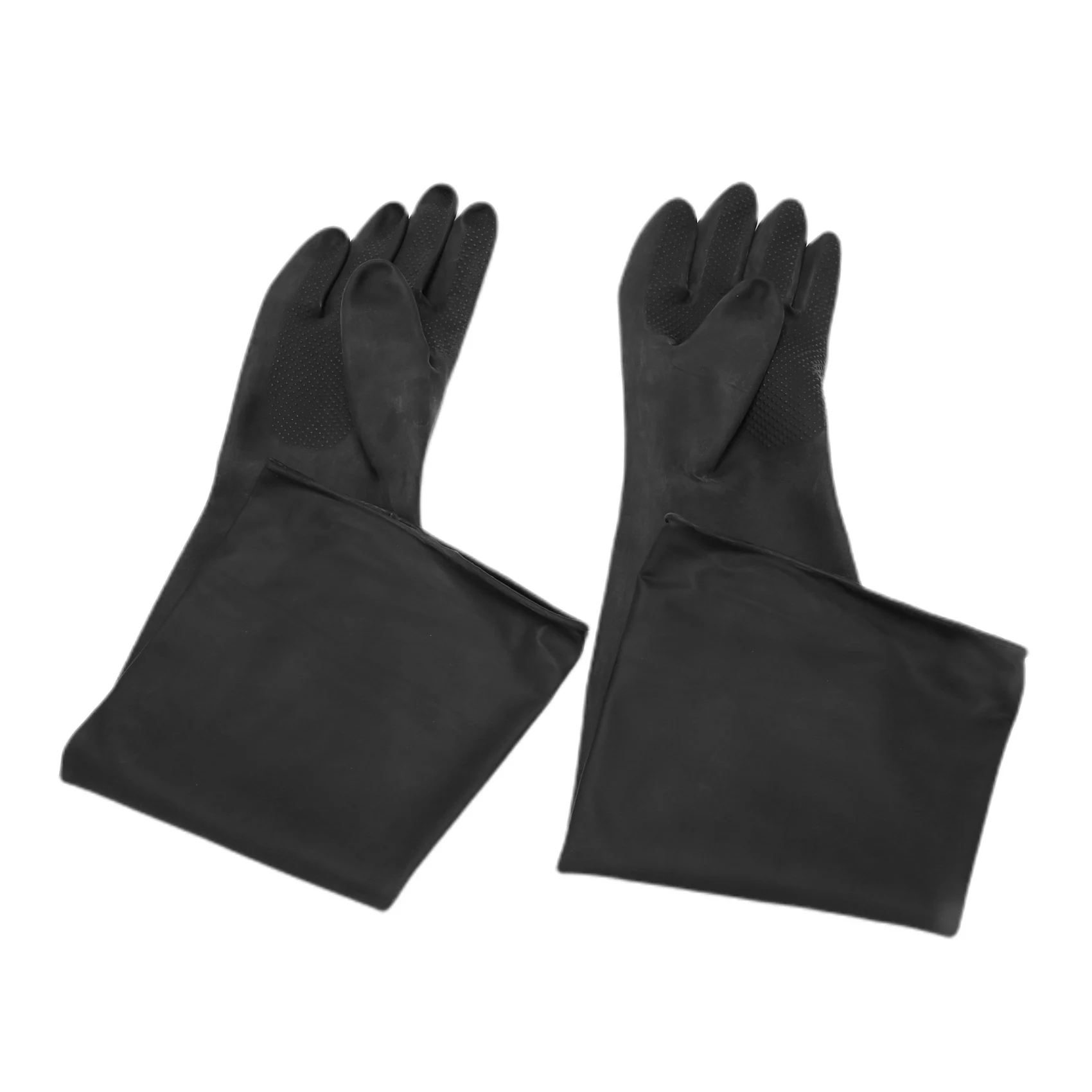 N82R 10X Sand Blasting Gloves For Sandblast Cabinet Gloves 60X20cm